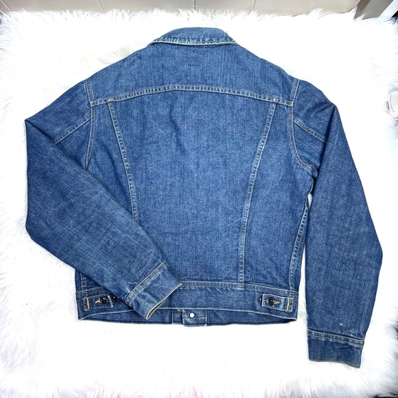 🚫SOLD! VINTAGE |•LEE•| Lee Riders Denim Relaxed Fit Trucker Jean Jacket - Picture 3 of 16